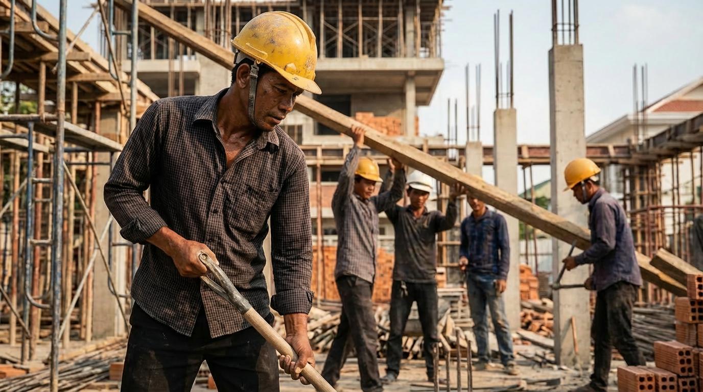 Construction manpower supply in Pakistan