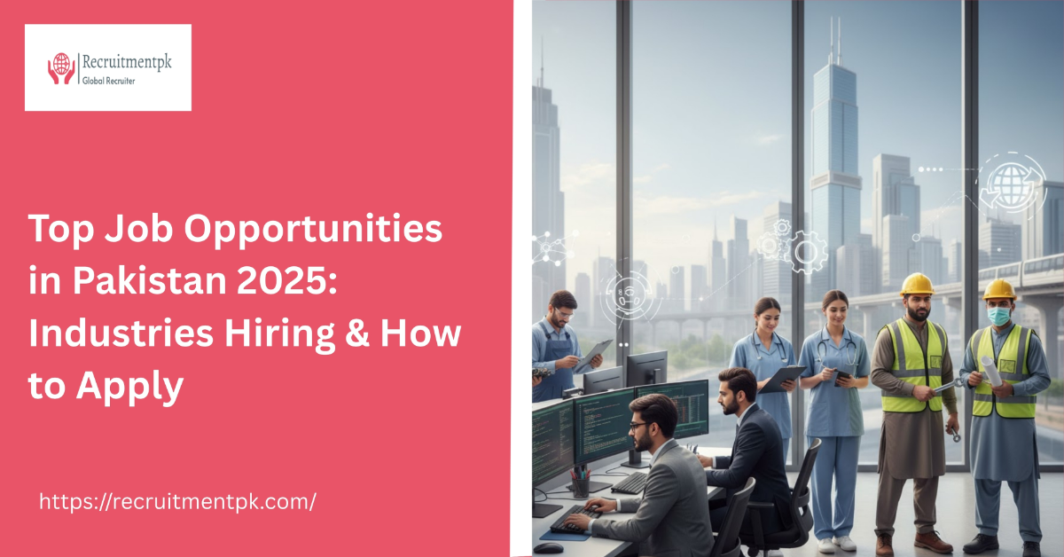 Top Job Opportunities in Pakistan 2025: Industries Hiring & How to Apply