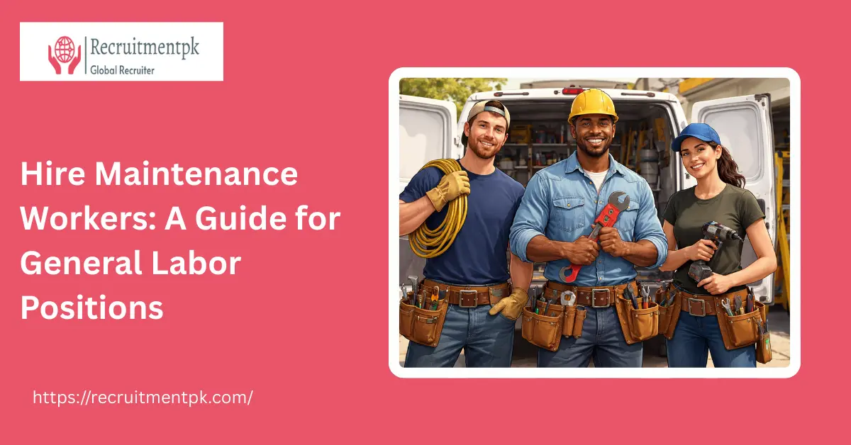Hire Maintenance Workers: A Guide for General Labor Positions